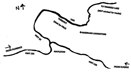 Map to Swisshome Facility